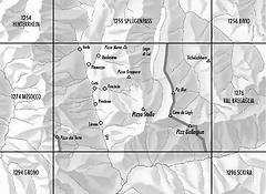 Swisstopo - Landeskarte Schweiz - 1275 Campodolcino, 1:25000