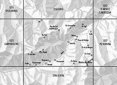 Swisstopo - Landeskarte Schweiz - 1276 Val Bregaglia, 1:25000