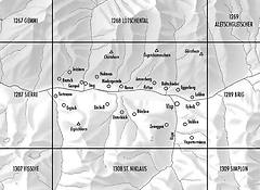 Swisstopo - Landeskarte Schweiz - 1288 Raron, 1:25000