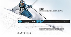 Kästle - Free Cross Ski FX94 Chris Davenport Pro Model, black/blue, 176 cm