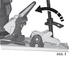Hagan - Tourenbindung Z01 All Mountain mit Stopper 80 mm, rot, Gr. M 285 - 340