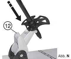 Hagan - Tourenbindung Z01 All Mountain mit Stopper 80 mm, rot, Gr. M 285 - 340
