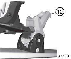 Hagan - Tourenbindung Z01 All Mountain mit Stopper 80 mm, rot, Gr. M 285 - 340