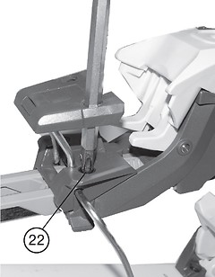 Hagan - Tourenbindung Z01 All Mountain mit Stopper 80 mm, rot, Gr. M 285 - 340