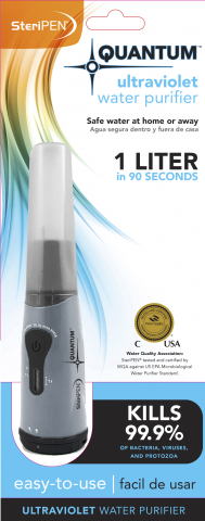 SteriPEN - UV Wasserentkeimer Quantum, transparent/schwarz