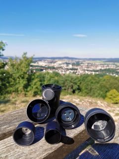 Origin Outdoors - Mini-Espresso To-Go für Pulver, schwarz