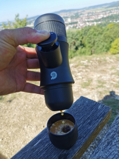 Origin Outdoors - Mini-Espresso To-Go für Pulver, schwarz