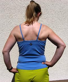 Prana - Damen Top Grace Sport Tank, blue, Gr. L