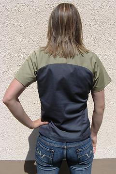 Arcteryx - Womens Psi Zip T-Shirt, cinder/straw, Gr. XS