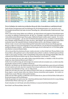 Schall-Verlag - Genusskletter-Atlas Österreich Ost, Niederösterreich