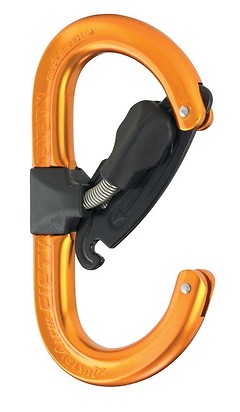 AustriAlpin - Autolock Karabiner Fifty-Fifty, orange eloxiert