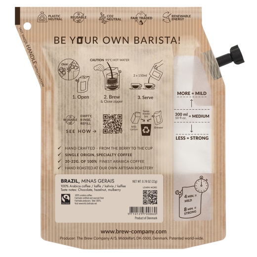 The Brew Company - Kaffee Brazil, 22g