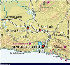 Climbing Map - Karte Cuba Pico Turquino, 1:50.000