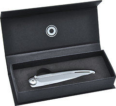 Deejo - Taschenmesser Ultra Leicht Messer 27 Gramm, silver