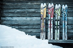 Hagan - Tourenski Y[wai]-boost, red/wood, 170 cm