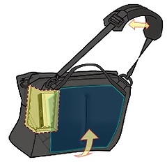 Gregory - Umhängetasche Graph 12, lapis purple, onesize