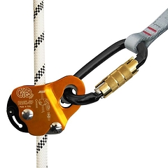 Kong - Mitlaufendes Auffanggerät Back-up, orange + Ovalone Carbon Tri AutoBlock