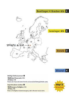 Gebro-Verlag - Spätzle & Seil - Auswahlführer Schwäbische Alb 3. Auflage