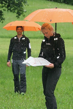 Euroschirm - Regenschirm handfrei TeleScope handsfree, black