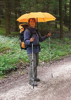 Euroschirm - Regenschirm handfrei TeleScope handsfree, black