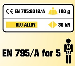 Kong - Sicherungsplatte & Riggingplatte Full, schwarz eloxiert