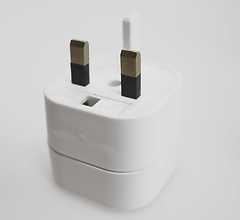 Relags - Steckeradapter Welt Set, 4 Adapter, weiß