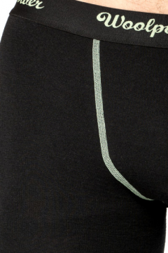 Woolpower - Mens Boxer Shorts Lite, black, Gr. S