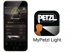 Petzl - Stirnlampe Nao+, 2LED + Sensor, Bluetooth, 750 Lumens, white/black