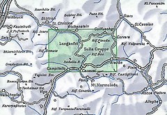 DAV Karte - 52/1 Langkofel & Sella-Gruppe mit Skitouren, 1:25000