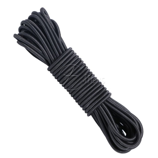 Aliens - Gummiseil/Gummileine Gumfix 2,0 mm, L舅ge 10 m, schwarz