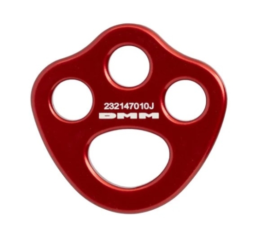 DMM - Miniriggingplatte XSRE Mini Rig, 4kN, red