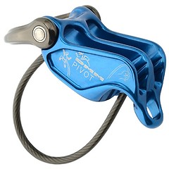 DMM - Sicherungsgerät Pivot Belay Device, blue/titanium