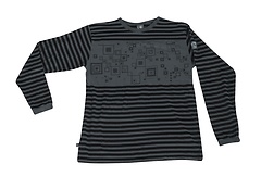 E9 - Boe Longsleeve, iron, Gr. S