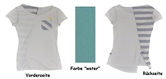 E9 - T-Shirt Trippa Lady, water, Gr. L