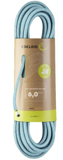 Edelrid - Aramid Reepschnur Rap Line Protect Pro Dry 6,0mm II, 10 kN, icemint, 60m