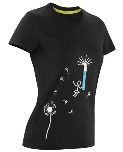 Edelrid - Women Rope T-Shirt II, blowball, black, Gr. 36=S