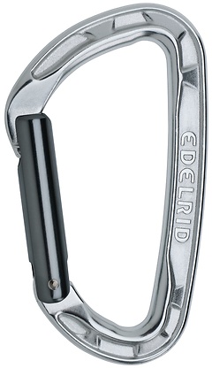 Edelrid - Karabiner Pure Straight, silver