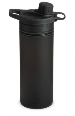 Grayl - Wasserfilter GeoPress Purifier Bottle, 24 oz / 710 ml, covert black