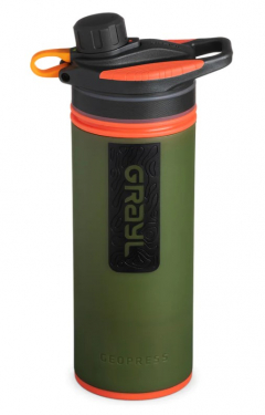 Grayl - Wasserfilter GeoPress Purifier Bottle, 24 oz / 710 ml, oasis green