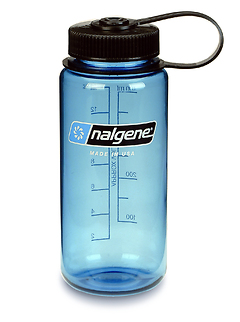 Nalgene - Weithalsflasche Sustain Everyday, Loop-Top, 0,5L, blau