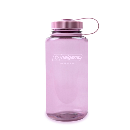 Nalgene - Weithalsflasche Sustain Everyday, Loop-Top, 1L, cherry blossom