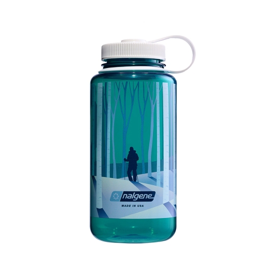 Nalgene - Weithalsflasche Sustain Everyday, Loop-Top, 1L, landscape forest