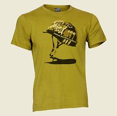 Nograd - T-Shirt Born to climb Men, olive, Gr. S