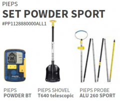 LVS-Set 6: Pieps Set Powder Sport (Powder BT + Schaufel T640 + Sonde Alu 260)