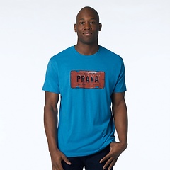 Prana - Drive T-Shirt, turquoise heather, Gr. S