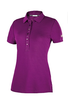 Rewoolution - Outdoor Polo Short Sleeve Lady, merlot/almond, Gr. S