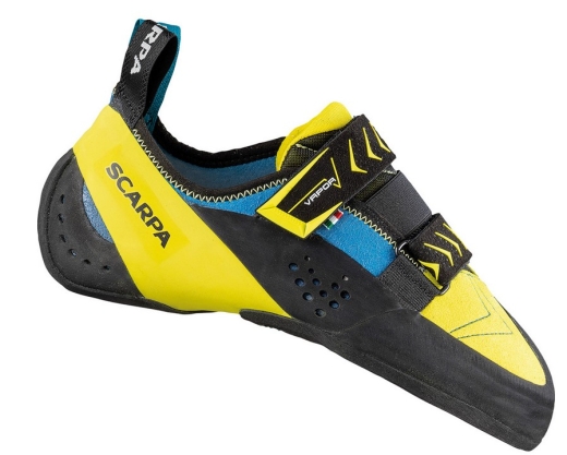 Scarpa - Kletterschuh Vapor V, ocean/yellow, Gr. 44,5