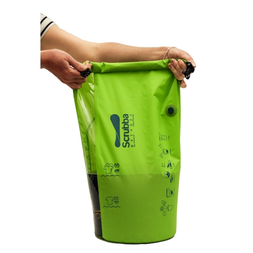 Scrubba - Reisewaschmaschine Wash Bag, 13,5 L, green