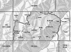 Swisstopo - Landeskarte Schweiz - 1179 Samnaun, 1:25000