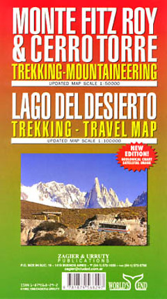 World´s End - Trekking & Mountaineering Map Fitz Roy & Cerro Torre